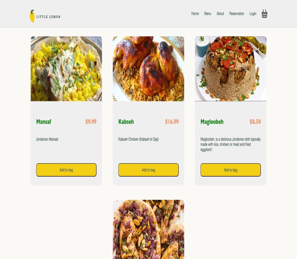 Little Lemon Restaurant — screenshot 2 of 5